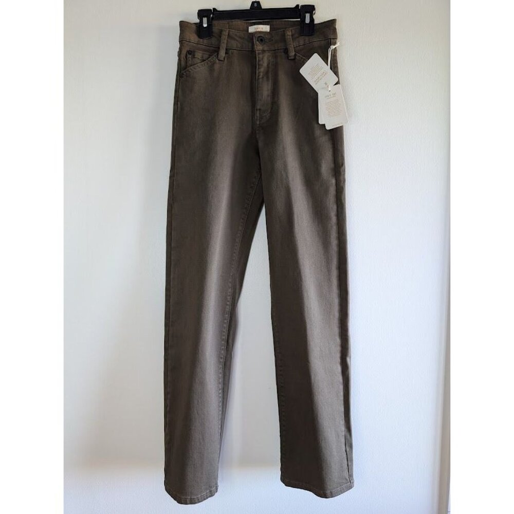 Roark Pants Women's Size 25 HWY 395 Wide Leg High Rise Ankle Brown Granola NEW